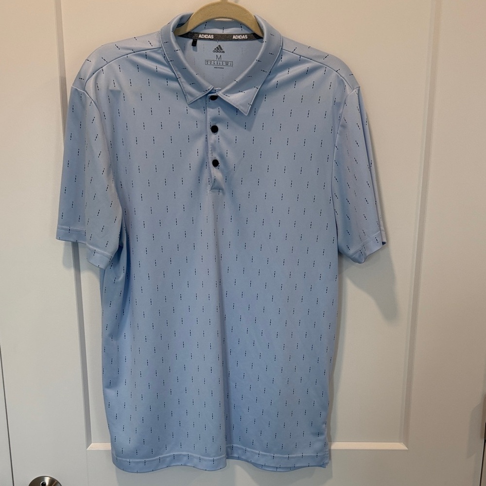 Adidas Sky Blue Men's Polo Shirt